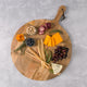 Artisan Wood - Farmhouse Natural Decorative 20" Serving Charcuterie Board