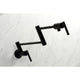 Kingston Brass KS4100CKL Kaiser Wall Mount Pot Filler Faucet, Matte Black