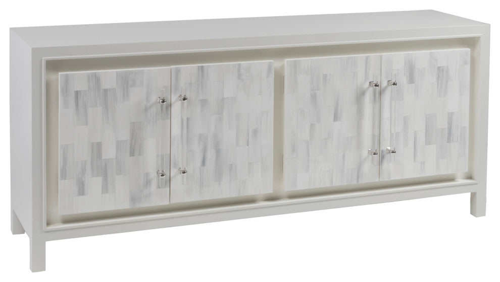 Elation White Media Console