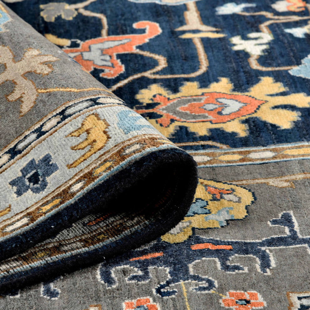 Antiquity Marian Area Rug, Navy Blue, 2' x 3', Persian
