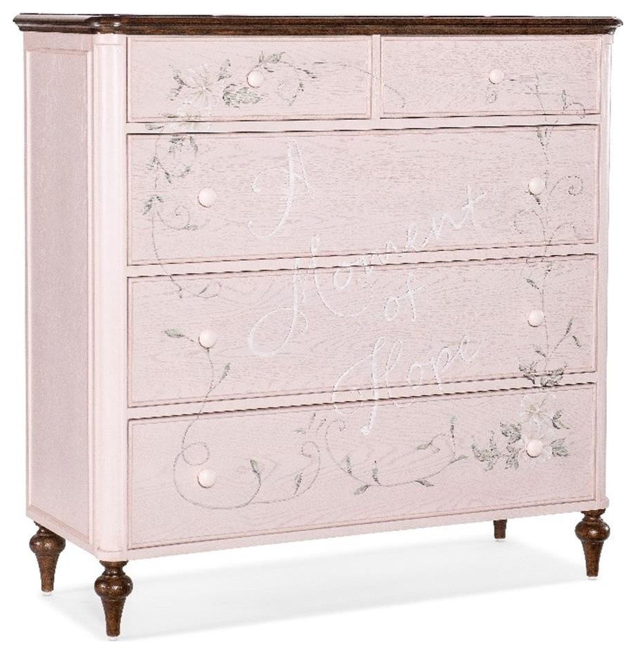 Susan G. Komen Moment of Hope Chest in Pink Wood Finish by Hooker Furniture