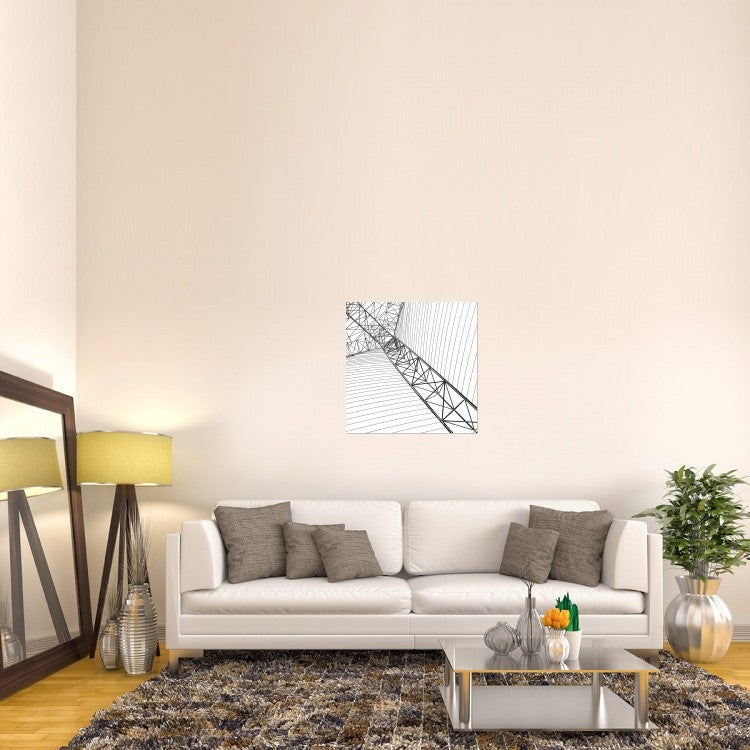 "The Abstract" Stretched Canvas Giclee by Kahar Lagaa, 30x30"