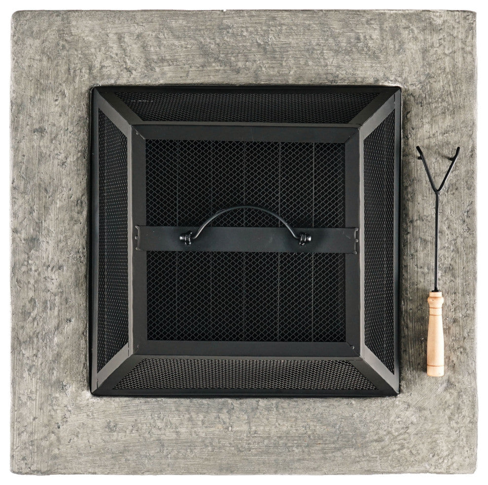 GDF Studio Tundra Square Fire Pit