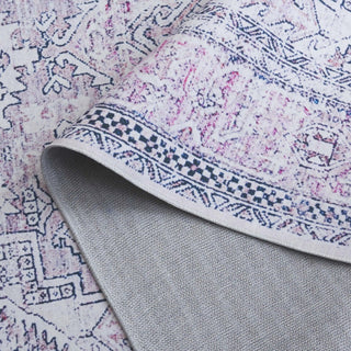 Safavieh Arizona Machine-Washable Collection ARZ223 Rug, Pink/Beige, 9'x12'