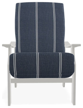 St. Catherine Deep Seat Outdoor Armchair, Equal Ink/Snow