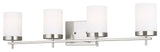 Zire 4-Light Wall / Bath, Brushed Nickel