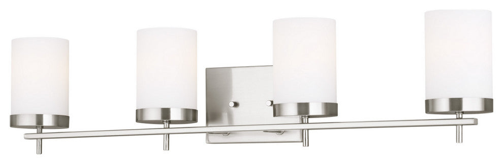 Zire 4-Light Wall / Bath, Brushed Nickel
