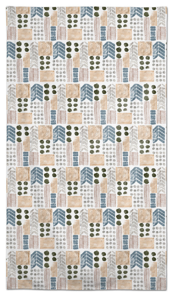 Abstract Dots 58 x 102 Outdoor Tablecloth