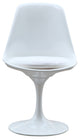 Modern Classics Flower Side Chair, White