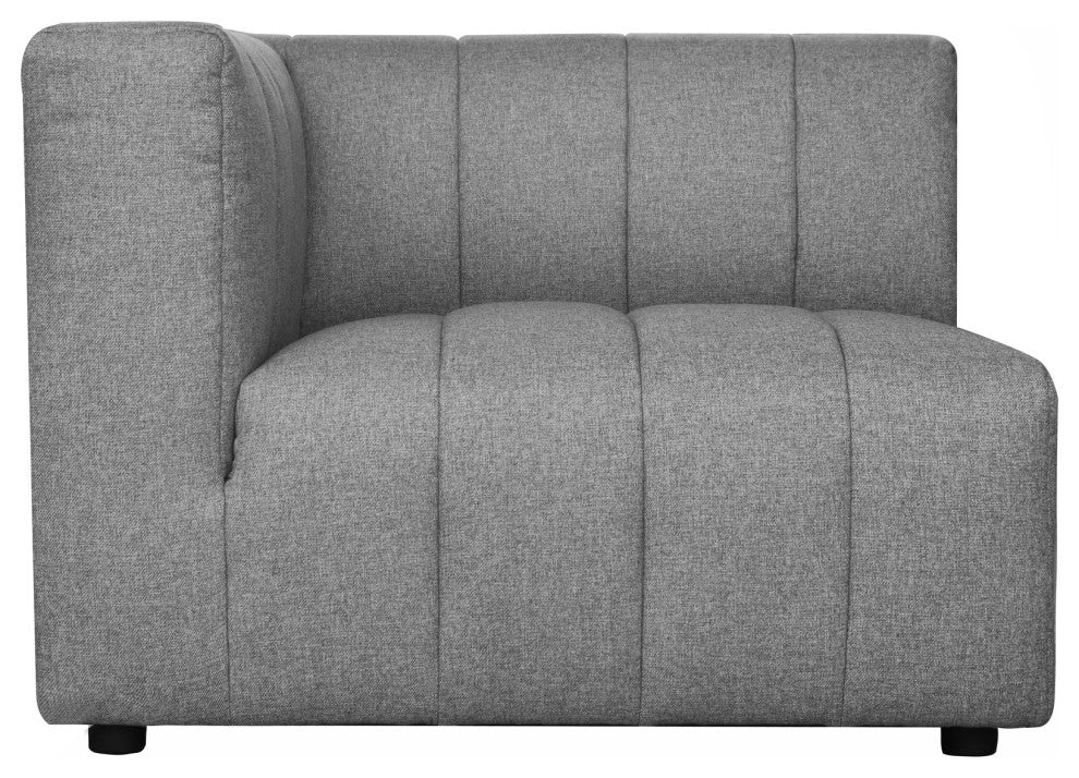 Lyric Arm Chair Left Gray