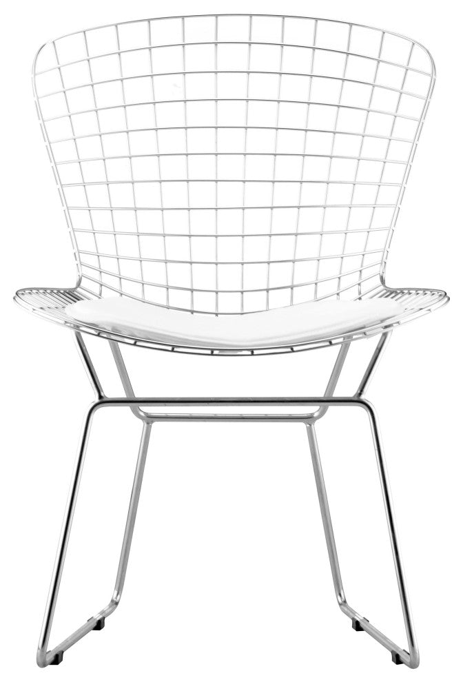 Wire Dining Chair (Set of 2) Chrome