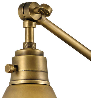Hinkley Arti 10.25" Small Articulating Single Light Sconce, Heritage Brass