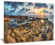 "Rocky African Seashore Panorama" Oversized Beach Wall Art, 20"x12"
