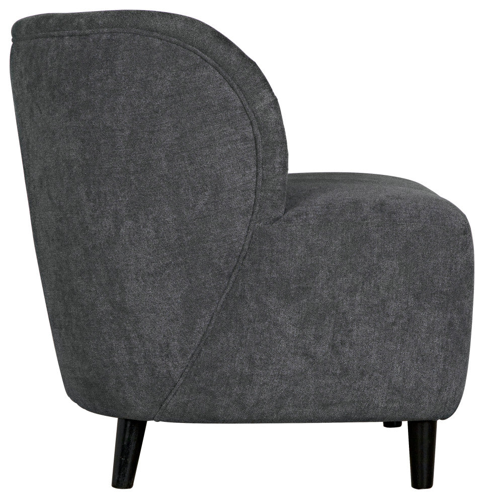 Laffont Chair With Grey Fabric