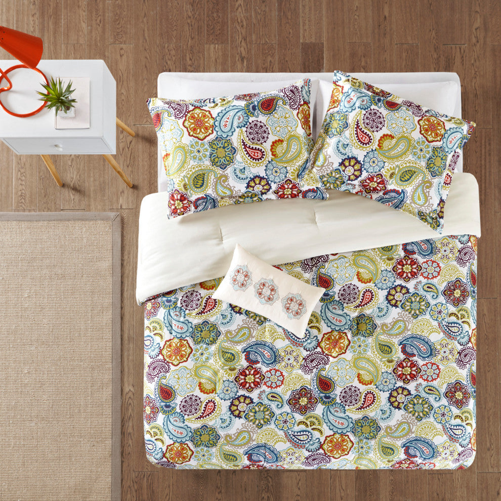 Mi Zone Microfiber Printed Comforter Mini Set, King