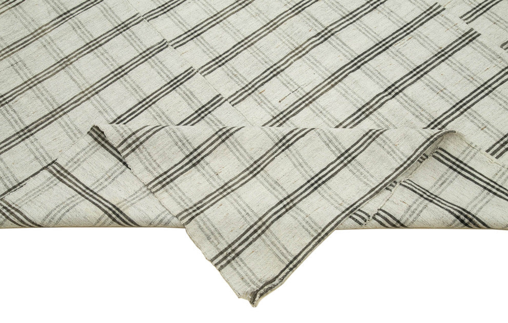 Rug N Carpet - Handwoven Turkish 6' 0'' x 9' 8'' Antique Wool Kilim Rug