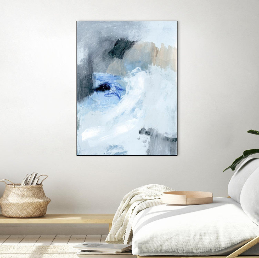 "Welle I" Framed Canvas by Giant Art 24"x32"