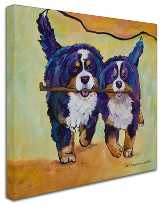 Pat Saunders-White 'Stick Together' Canvas Art, 24" x 24"