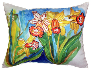 Daffodils No Cord Indoor/Outdoor Pillow - Set of Two 16x20