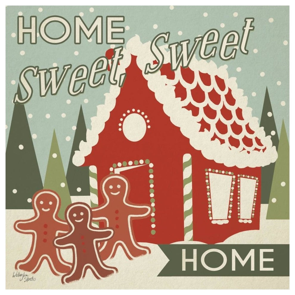 "50s Christmas III" Digital Paper Print by Wellington Studio, 38"x38"