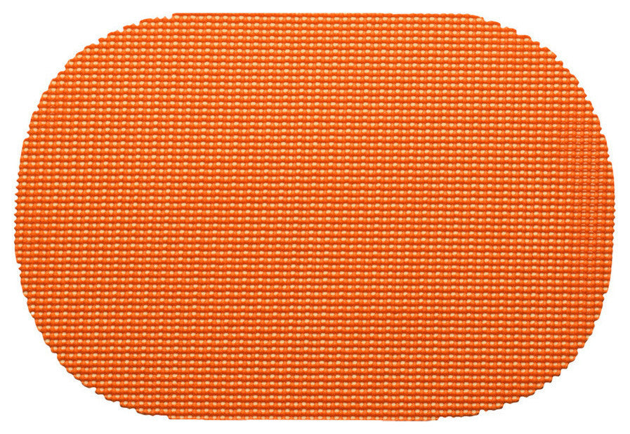 Fishnet Spice Orange Oval Placemat Dz.