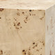 MODWAY Cosmos 36" Square Burl Wood Coffee Table