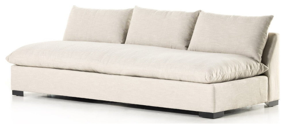 Grant Armless Sofa, 94, Ashby Oatmeal