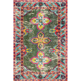 Nuloom Vintage Persian Floral Area Rug, Green 7'10"x11'