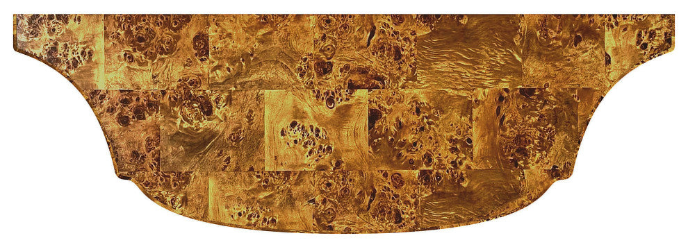 Chester Burl 36" Console Table, Traditional Burl