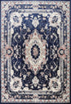 Blue Floral Medallion Transitional Turkish Rug Oriental Carpet 9x13