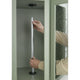 Value Line Polymer Kidney 2-Shelf Lazy Susans for Corner Base, White, 32"W