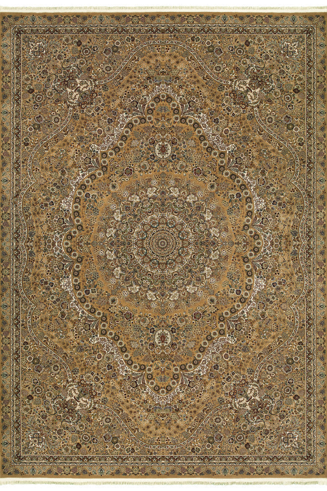 Oriental Weavers Masterpiece Gold/ Ivory Oriental Indoor Area Rug 2'3"X10'