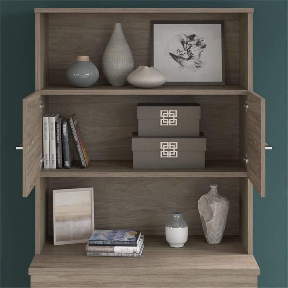 Interior view with shelves/compartments visible in a lifestyle context.