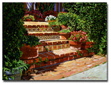 'A Spanish Garden' Canvas Art by David Lloyd Glover