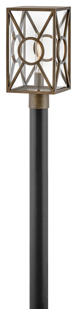 Hinkley Brixton Medium Post Top Or Pier Mount Lantern, Burnished Bronze