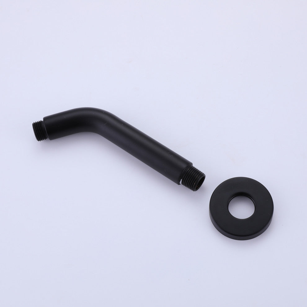 Pressure Balanced 5-Function Shower Faucet with Rough-in Valve, Matte Black