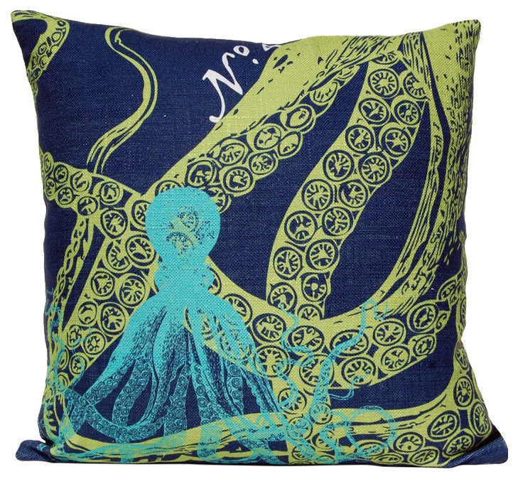 Octopus Pillow, Ocean