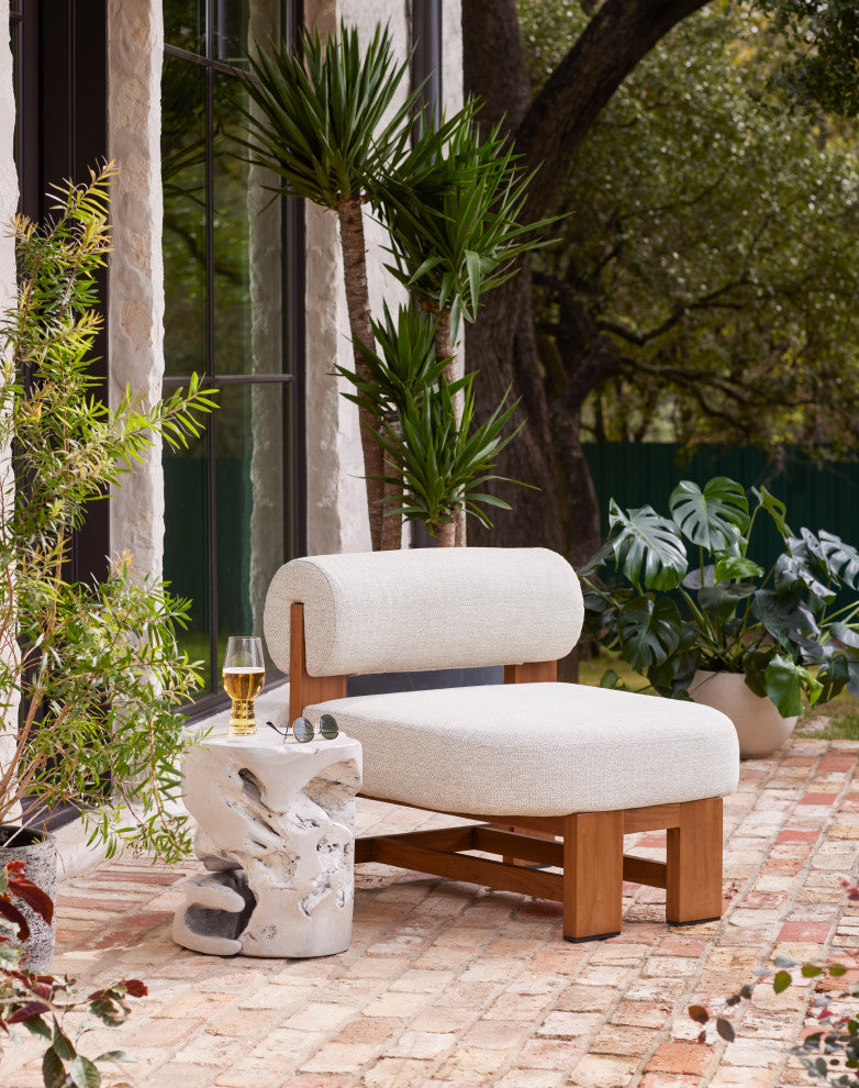 Malta Outdoor Chair-Natural Teak-Fsc