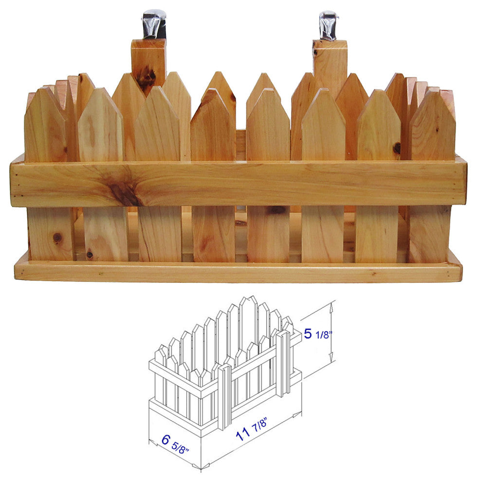 61" Free Standing Cedar Wood Bath Tub With Chrome Tub Filler