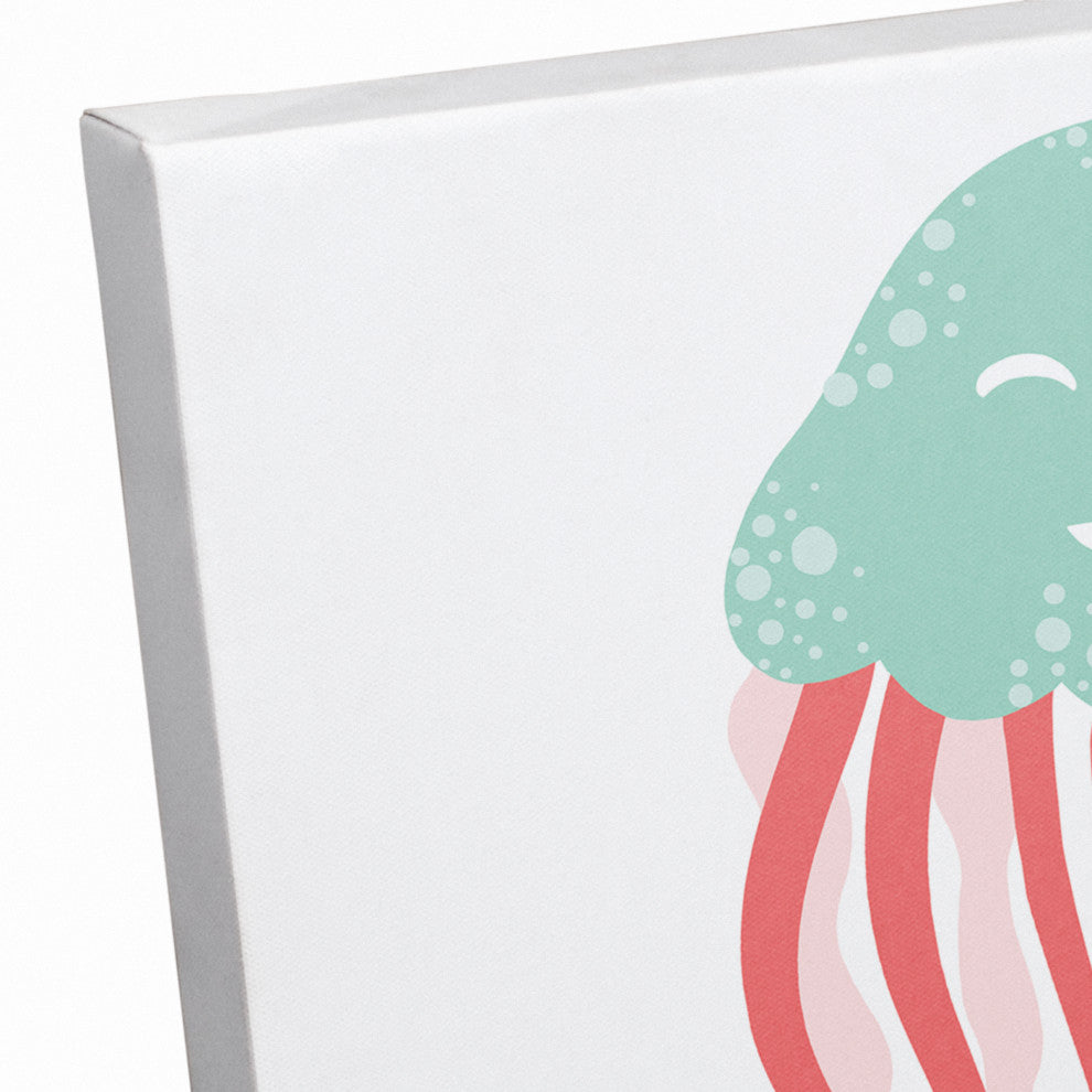Hello Darling Jellyfish 12x12 Canvas Wall Art