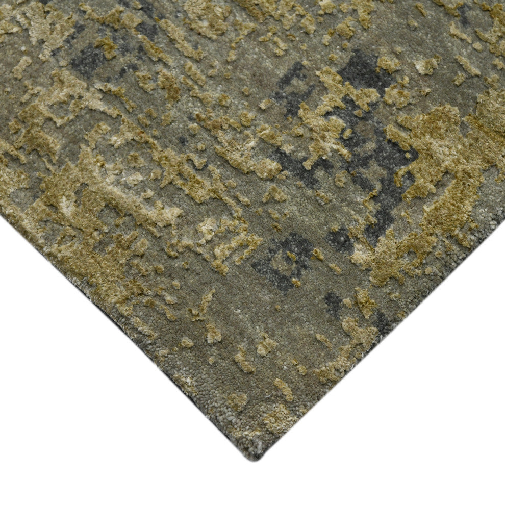 Amer Rugs Mystique Lucci MYS-30 Gold Hand-knotted - 12' X 15' Rectangle