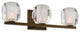 Regent 18x5" 3-Light Transitional Wall-Light by Kalco, Vintage Bronze