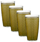 Fishnet 22 Oz Moss Doublewall Drinkware Set of 4