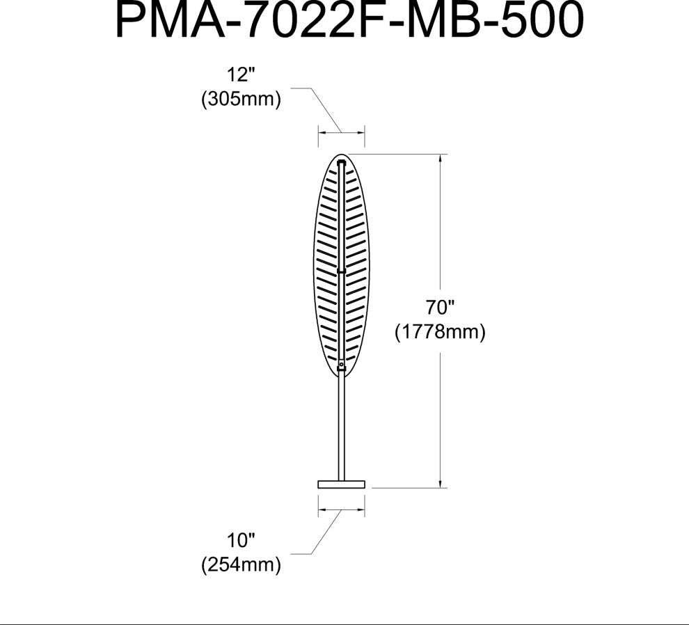 Palma Modern 1 Light Matte Black Grey Metal Floor Lamp