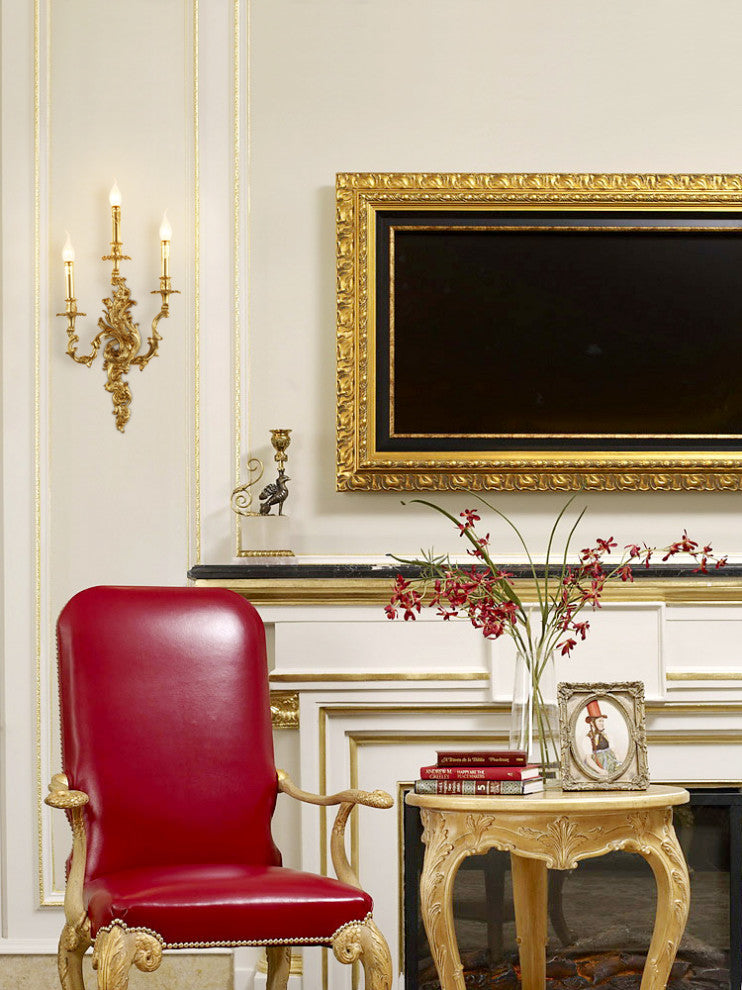 Luxury Wall Lamp in the Classic French Style, Living Room, Bedroom, 3 Lights