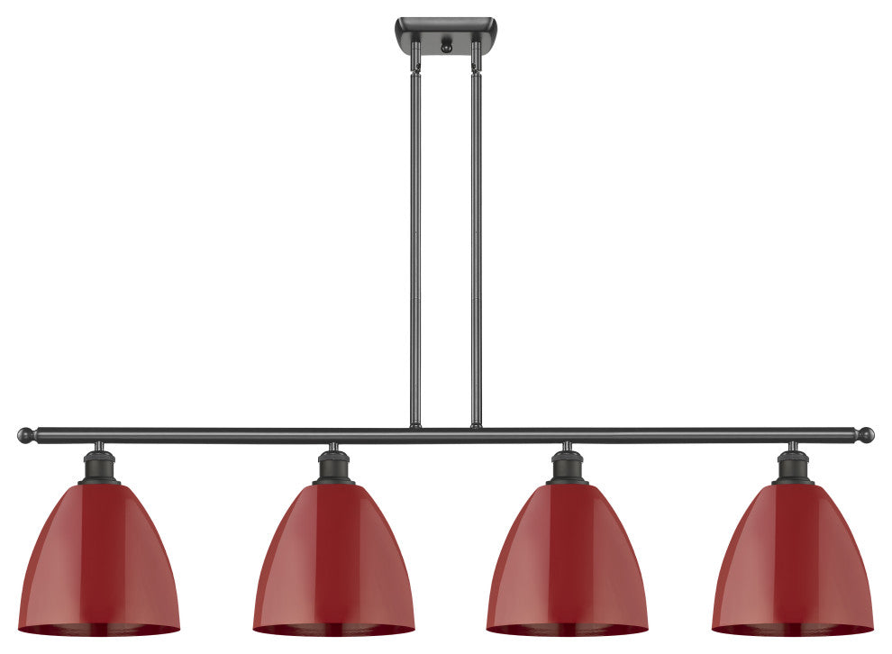 Innovations 516-4I-OB-MBD-9-RD-LED 4 Light Island Light, Oil Rubbed Bronze