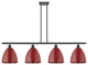 Innovations 516-4I-OB-MBD-9-RD-LED 4 Light Island Light, Oil Rubbed Bronze