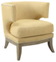 Futuristic Accent Chair, Yellow
