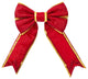 18" X 23" Red-Gold Nylon Out  Bow 6" Sz