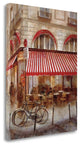 "Cafe De Paris II" By Noemi Martin, Giclee Print on Gallery Wrap Canvas